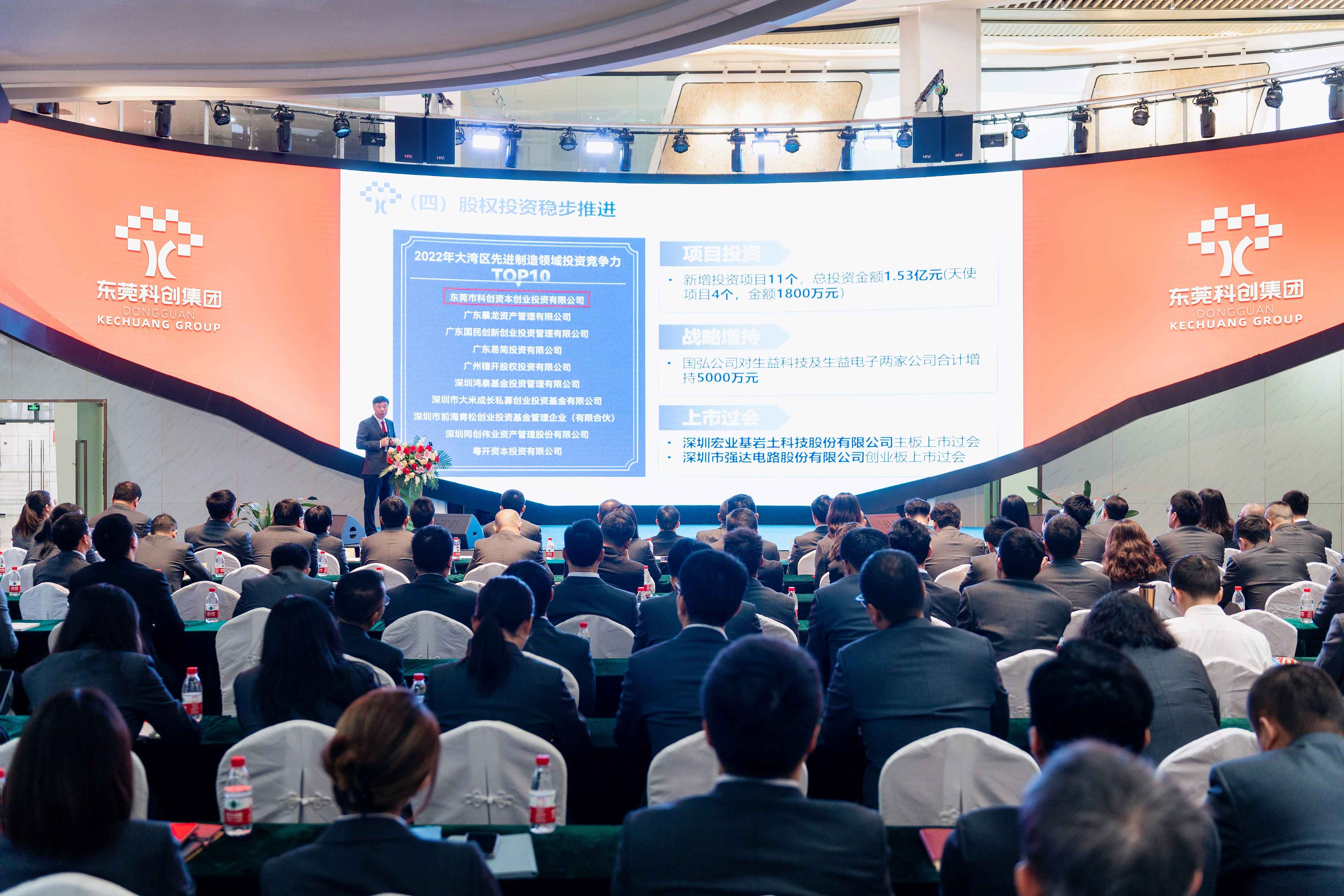 东莞科创集团召开2023年度总结表彰大会